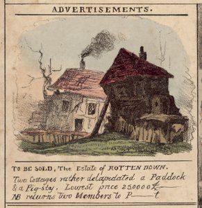 Advertisement for Rotten Borough